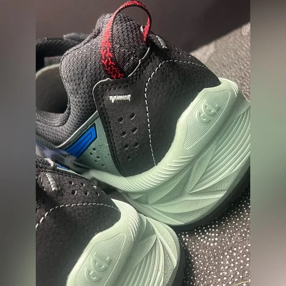 EUC - ASICS Men's Gel-Venture 9 Running Shoes Black/Tuna Blue Size:11.5 Ex-Wide - Picture 8 of 16